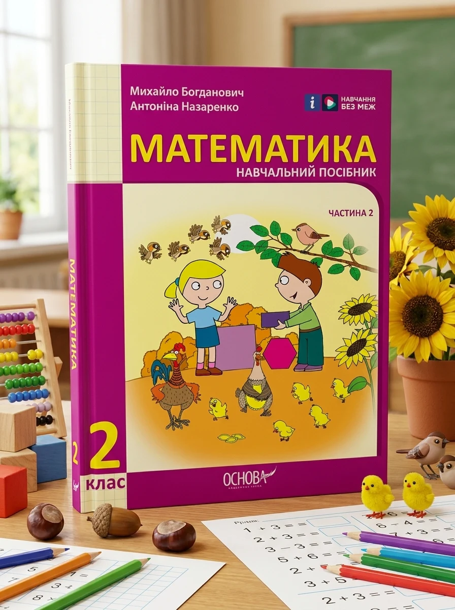 Математика. Навчальний посібник для 2 класу ЗЗСО (у 3-х частинах). Частина 2 — Дитяча література