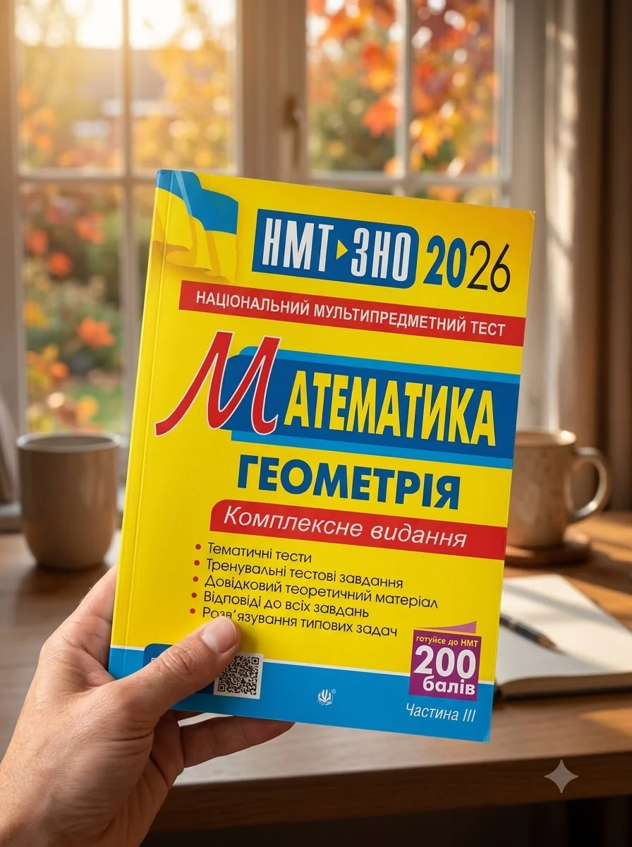 Математика. НМТ. Комплексне видання. Частина ІІІ. Геометрія. ЗНО і НМТ. 2026