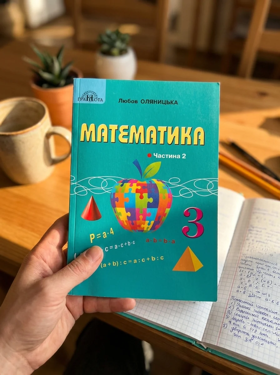 Математика. Підручник для 3 класу. Частина 2 — Оляницька Л., обкладинка