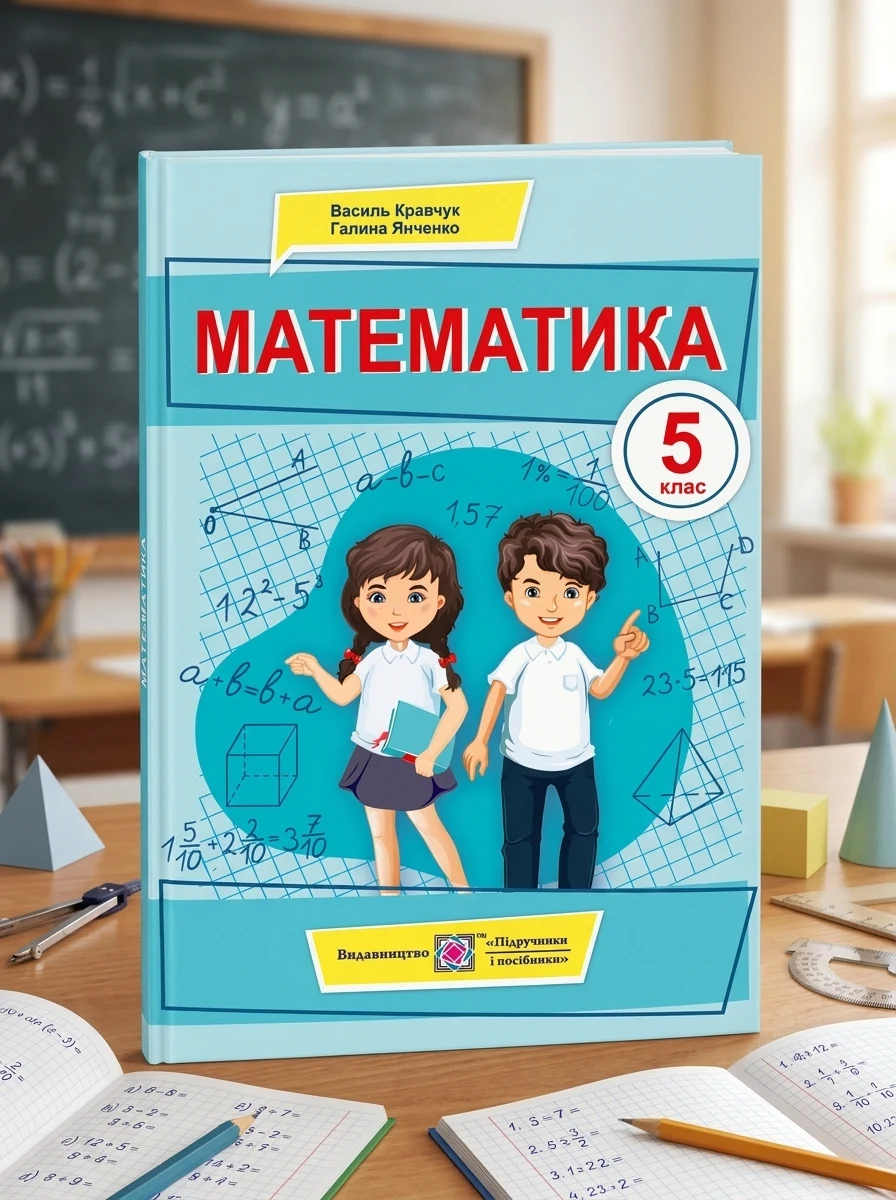 Математика. 5 клас. Підручник — Кравчук Василь, фото 2