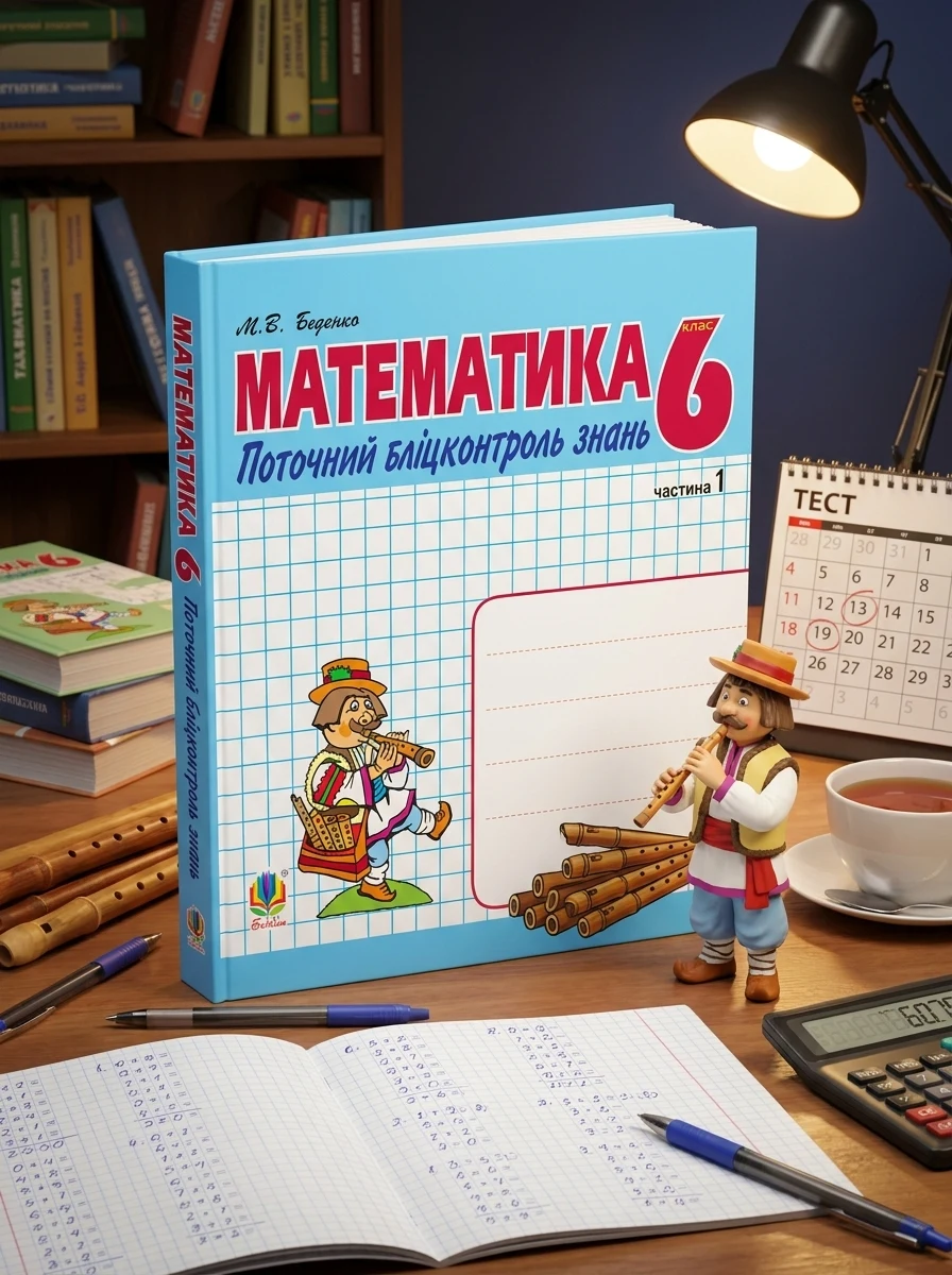 Математика. Поточний бліцконтроль знань. 6 клас. Частина 1 — Вивчення мов