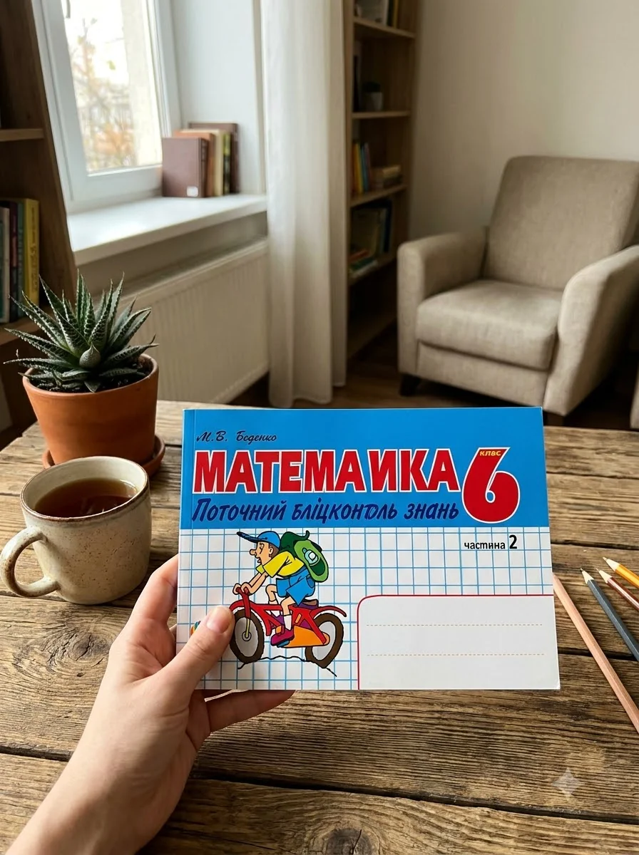 Математика. Поточний бліцконтроль знань. 6 клас. Частина 2 — Вивчення мов