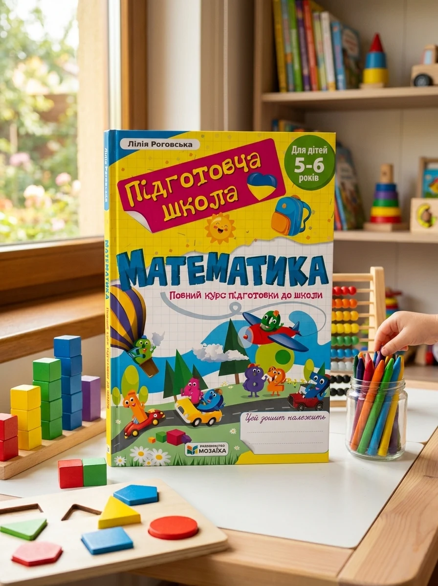 Математика. Повний курс підготовки до школи. Для дітей 5-6 років