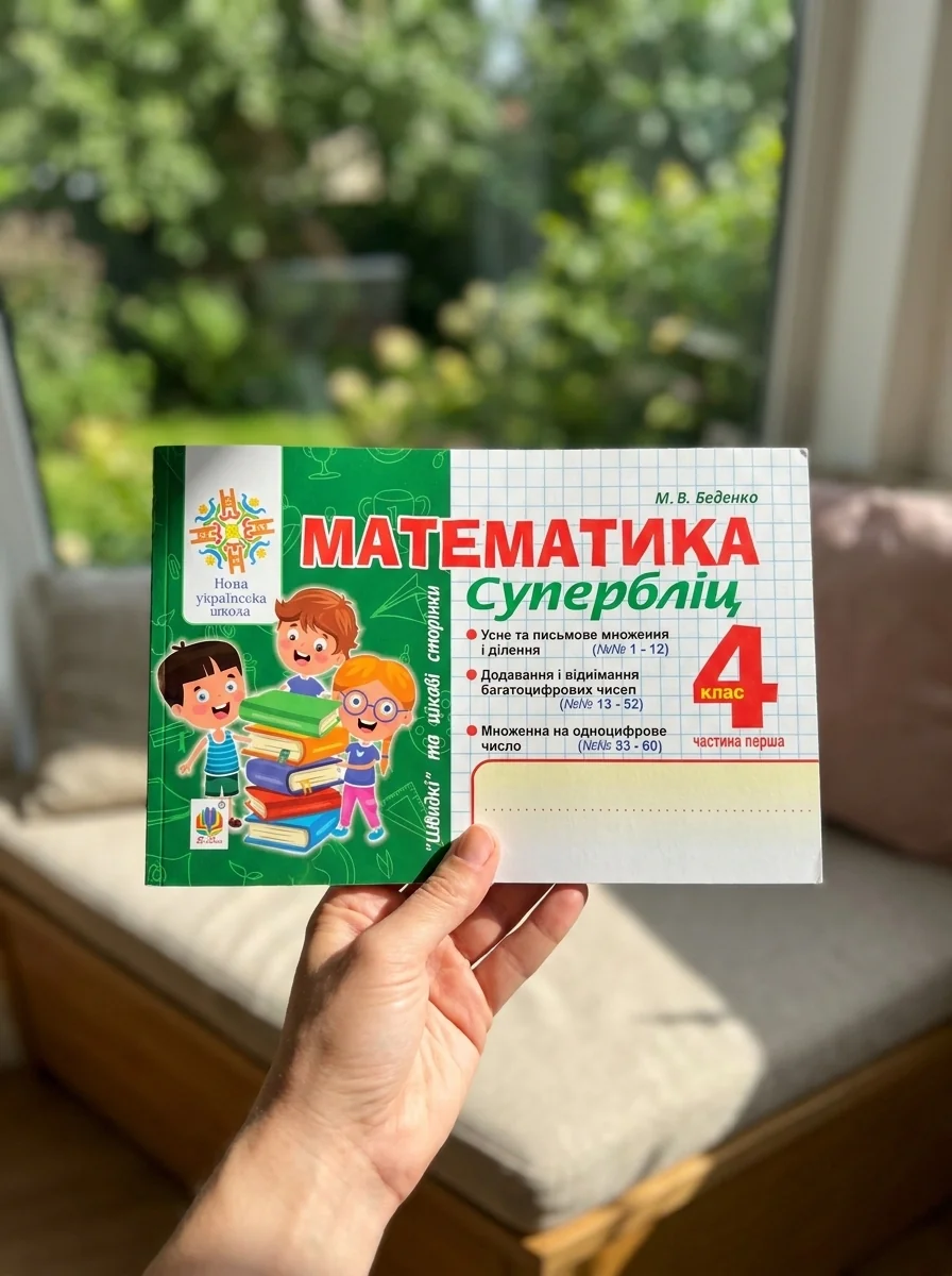 Математика. "Швидкі" та цікаві сторінки. Супербліц. 4 клас. Частина 1 — Дитяча література