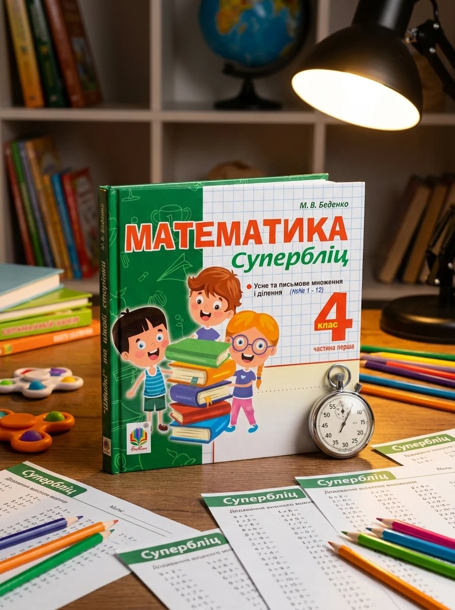 Математика. "Швидкі" та цікаві сторінки. Супербліц. 4 клас. Частина 1 — фото 2