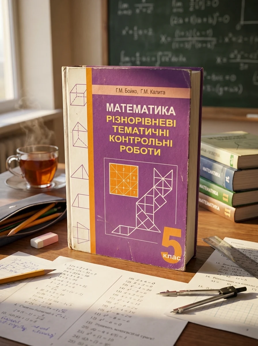 Математика. Різнорівневі тематичні контрольні роботи. 5 клас — Вивчення мов