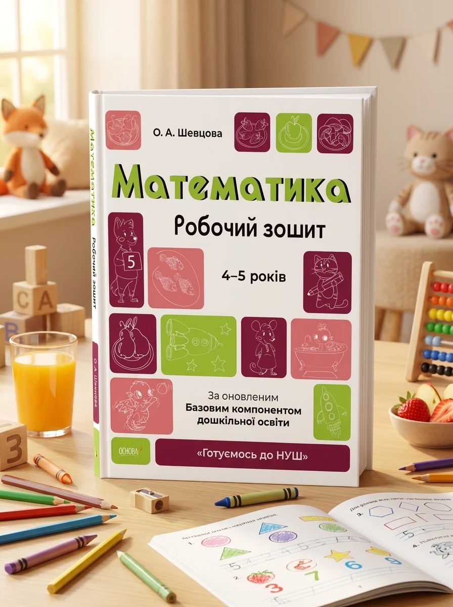 Математика. Робочий зошит. 4-5 років — Дім, сім'я, релігія