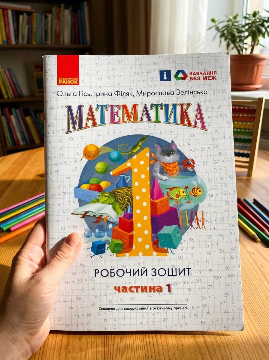 Математика: Робочий зошит для 1 класу. Частина 1 — Дитяча література