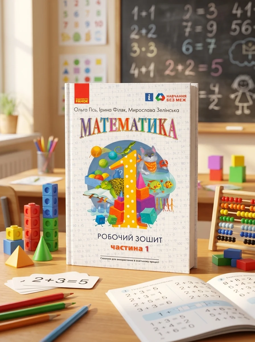 Математика: Робочий зошит для 1 класу. Частина 1 — фото 2