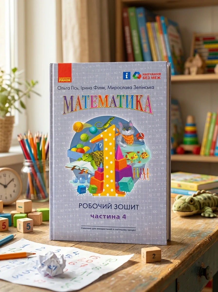 Математика: Робочий зошит для 1 класу. Частина 4 — фото 2