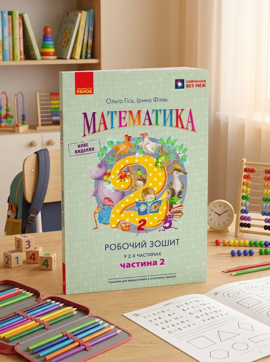 Математика. Робочий зошит для 2 класу. У 2-х частинах. Частина 2 — Дім, сім'я, релігія