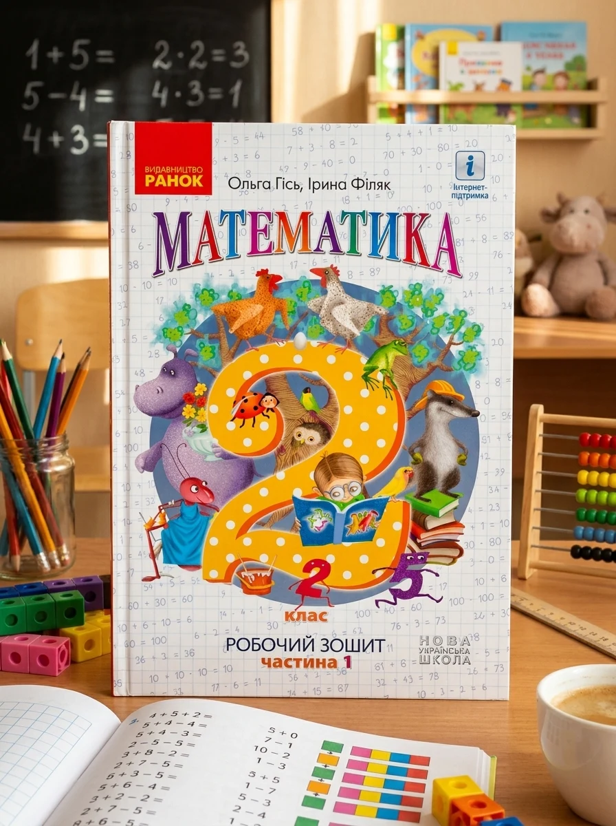 Математика. Робочий зошит для 2 класу. У 4-х частинах. Частина 1 — Дитяча література
