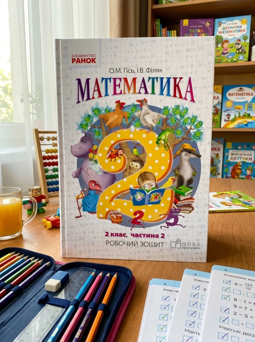 Математика. Робочий зошит для 2 класу. У 4-х частинах. Частина 2 — Дитяча література