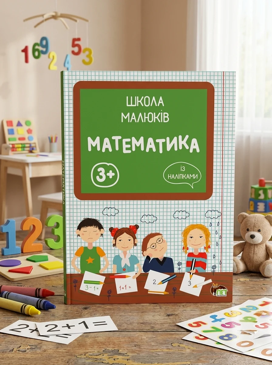 Математика. Школа малюків 3+