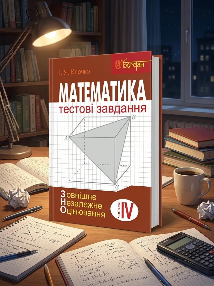 Математика. Стереометрія. Тестові завдання. Частина 4 — фото 2