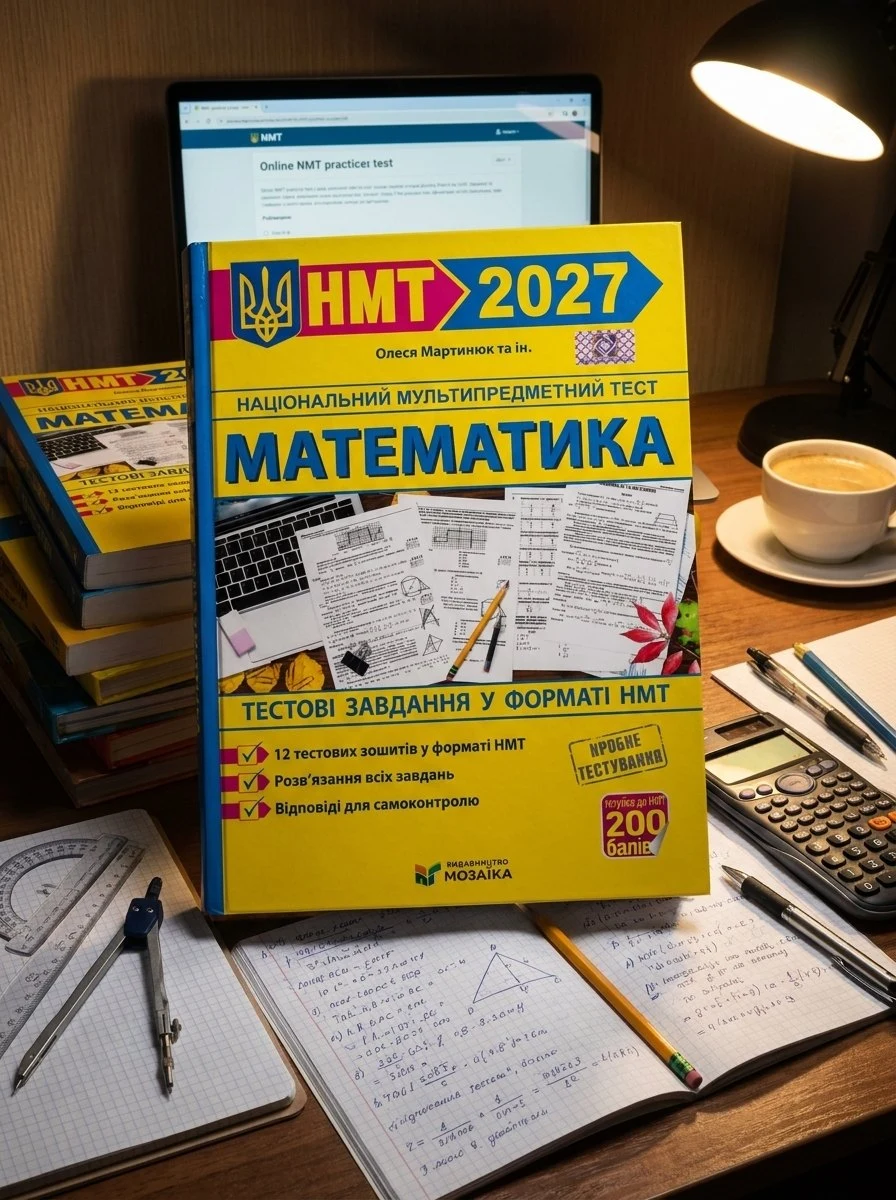 Математика. Тестові завдання у форматі НМТ 2027  Мартинюк О., фото 2