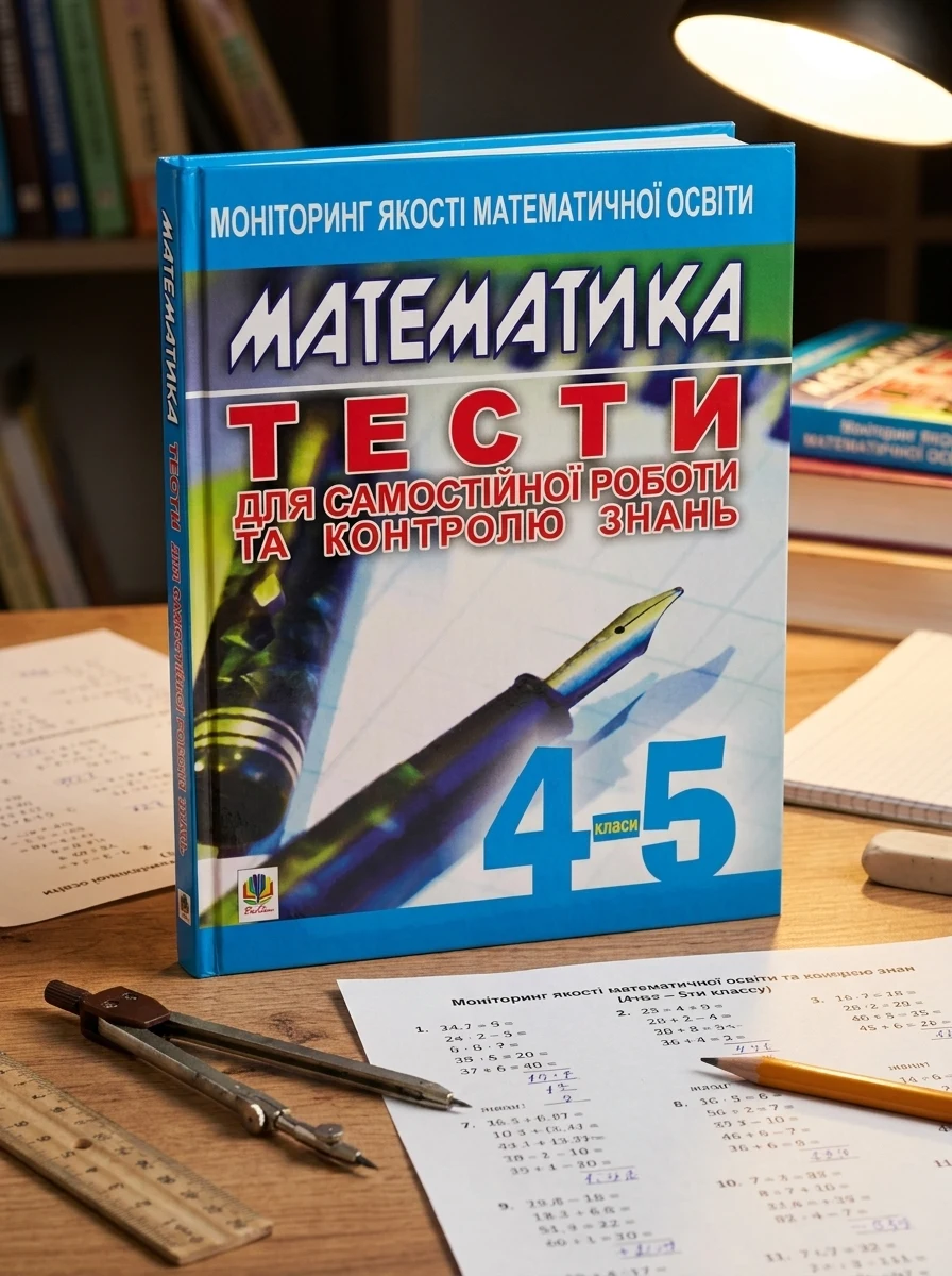 Математика. Тести для самостійної роботи та контролю знань. 4-5 класи — фото 2