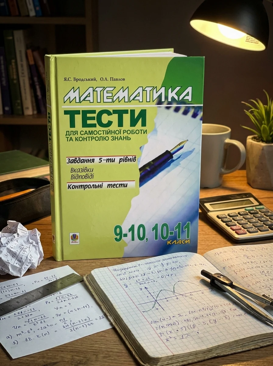 Математика. Тести для самостійної роботи та контролю знань. 9-10, 10-11 класи — фото 2