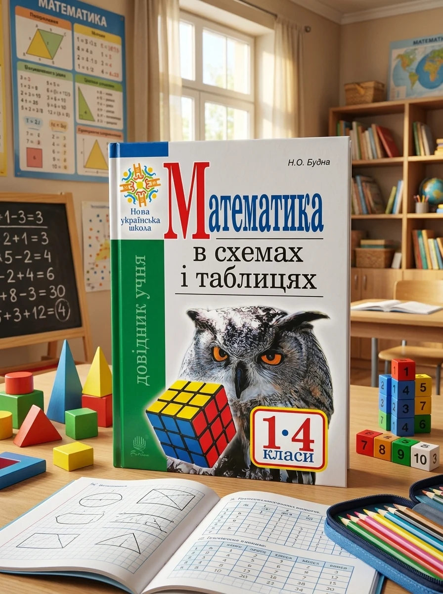 Математика в схемах і таблицях. Довідник учнів 1-4 класів — Дитяча література