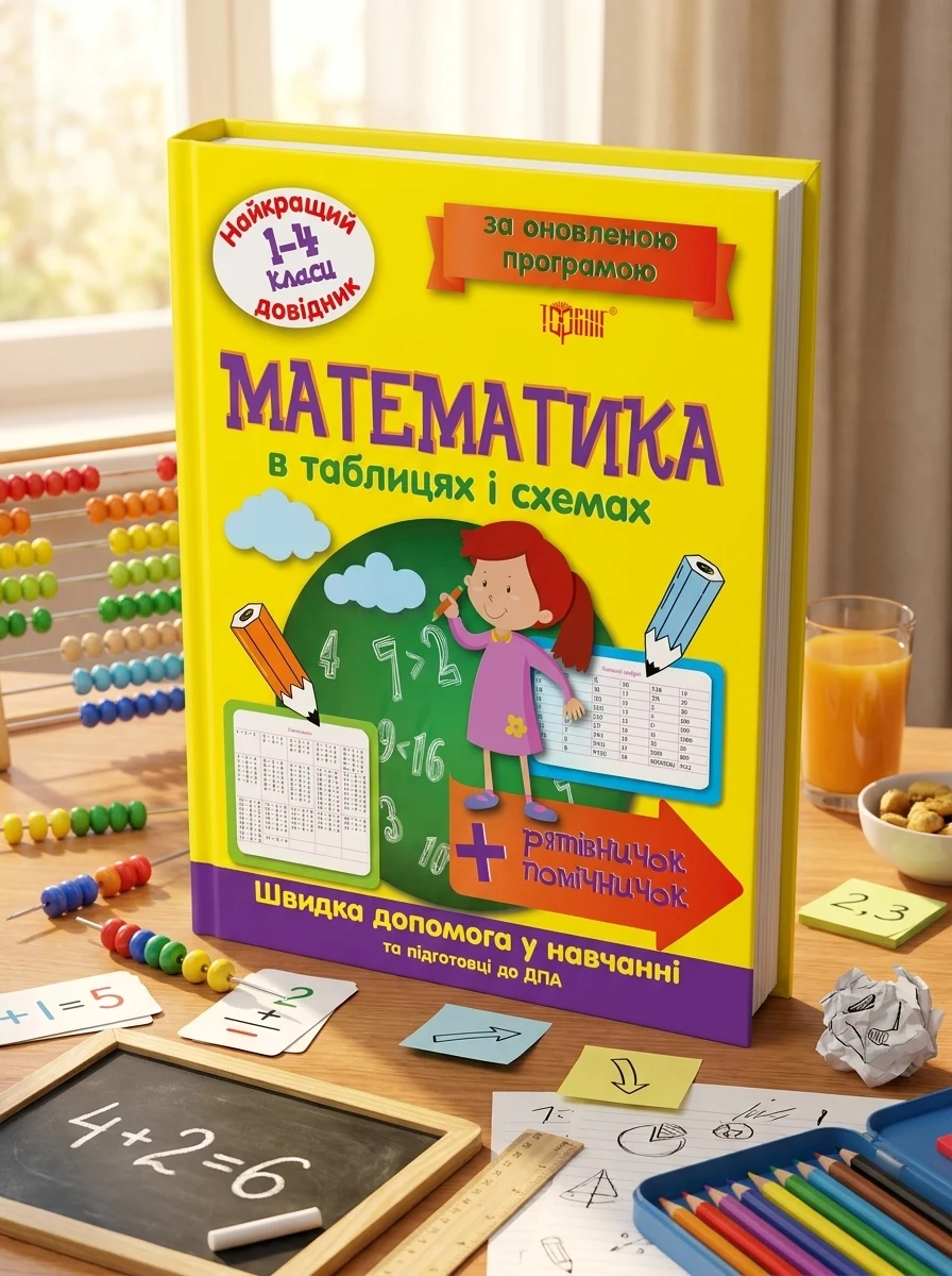Математика в таблицях і схемах. 1-4 класи, — Дитяча література
