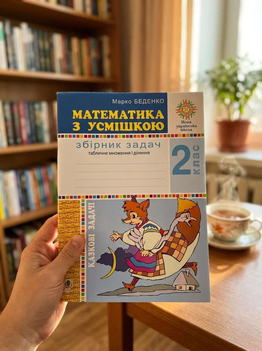Математика з усмішкою. 2 клас. Казкові задачі. Робочий зошит. Табличне множення і ділення