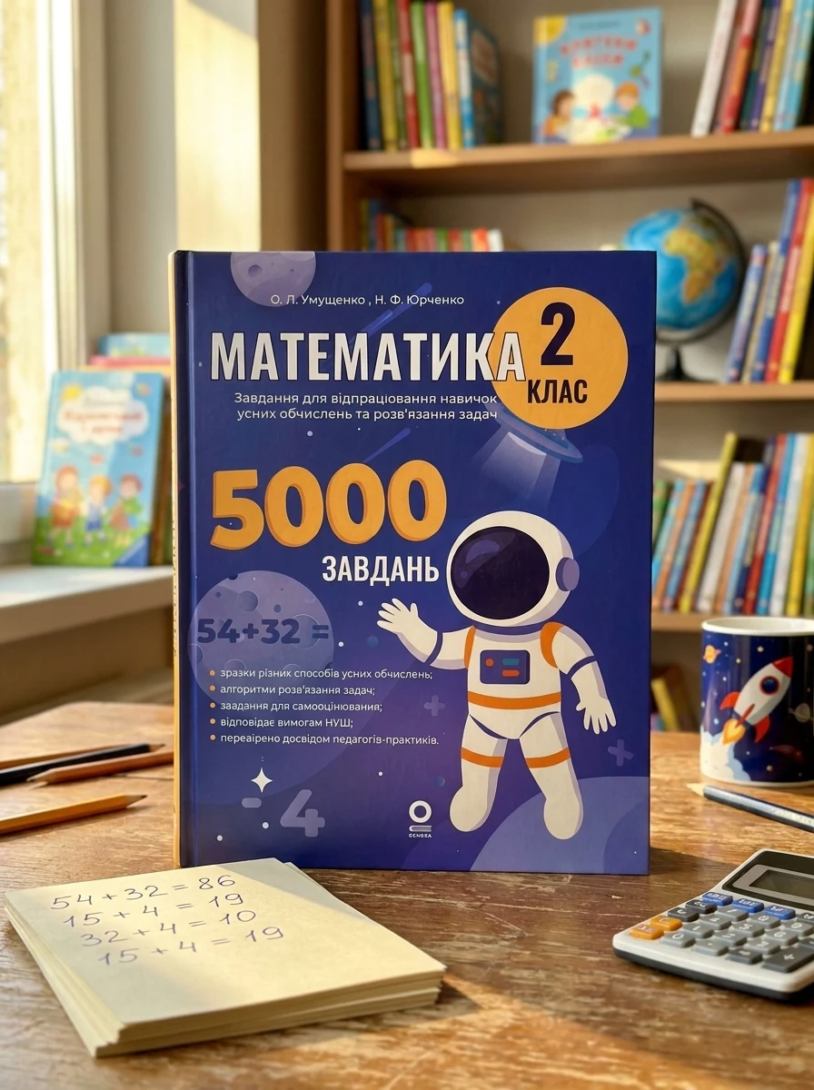 Математика. Завдання для відпрацювання навичок усних обчислень та розв’язання задач. 2 клас — фото 2