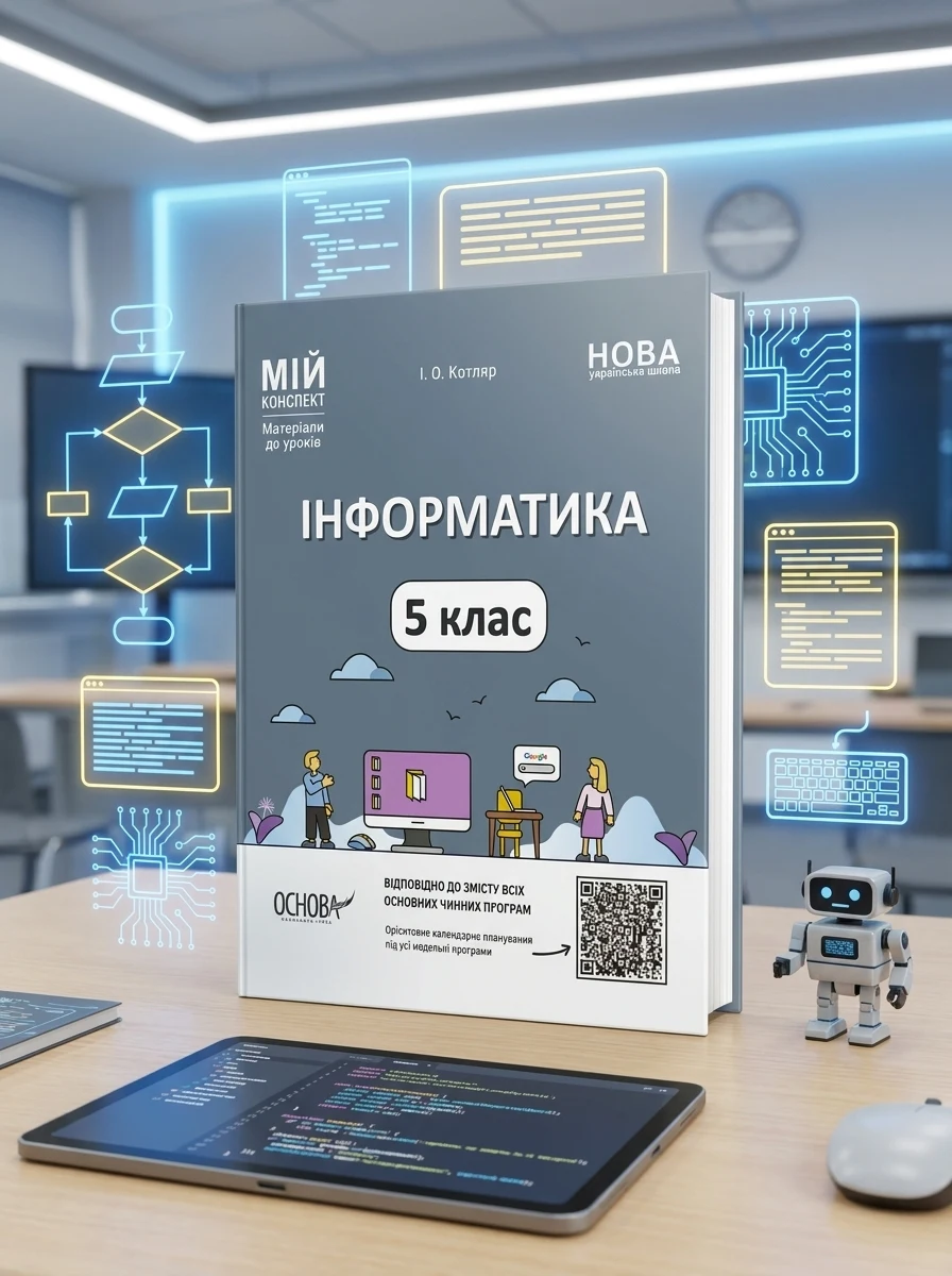 Матеріали до уроків. Інформатика. 5 клас — Вивчення мов
