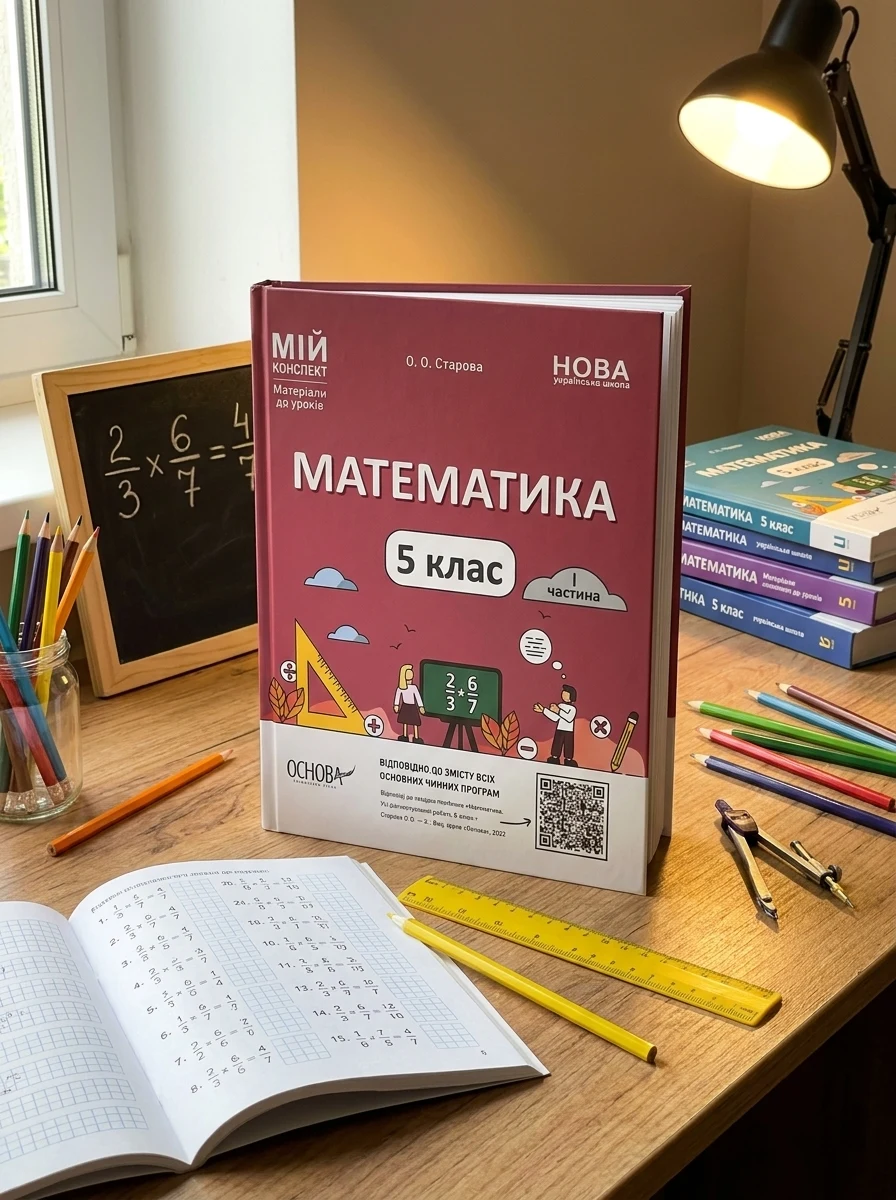 Матеріали до уроків. Математика. 5 клас. 1 частина — фото 2