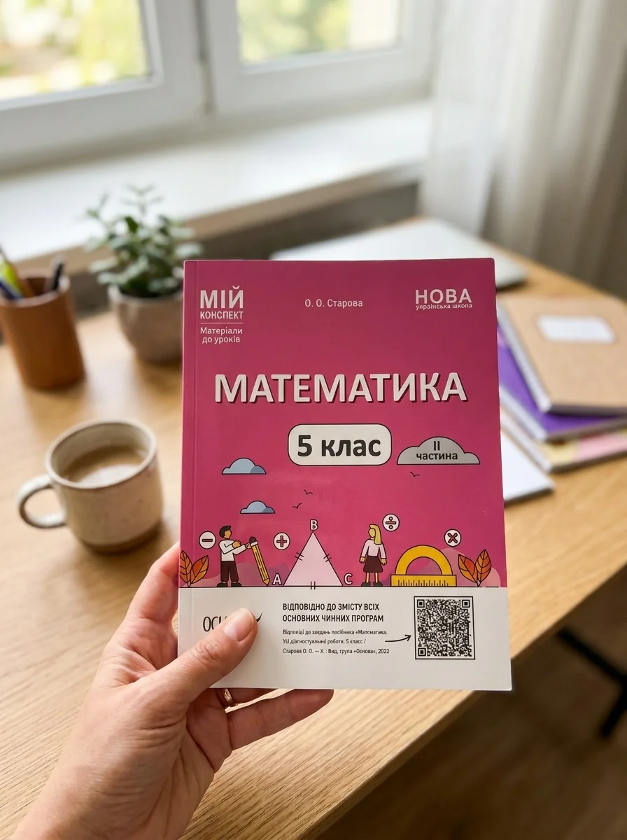 Матеріали до уроків. Математика. 5 клас. 2 частина — Вивчення мов