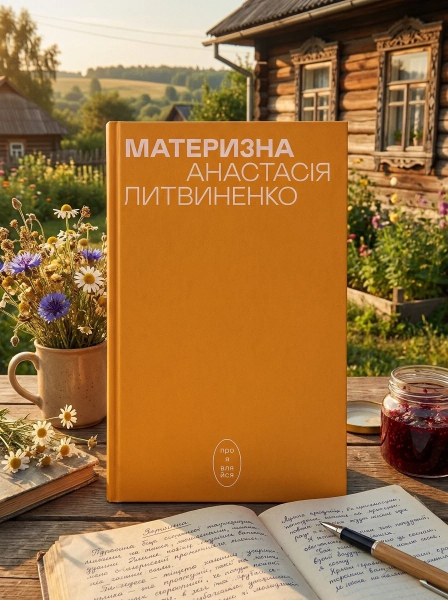 Материзна — Анастасія Литвиненко, обкладинка