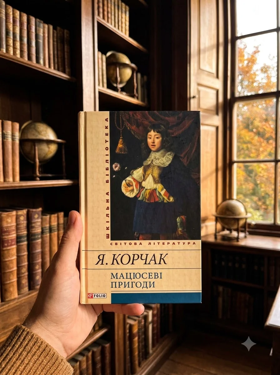 Мацюсеві пригоди — Януш Корчак, обкладинка