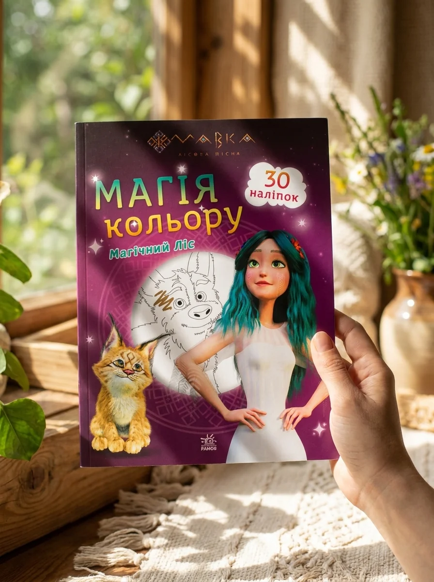 Мавка. Магія кольору. Магічний Ліс. 30 наліпок | купити книгу онлайн