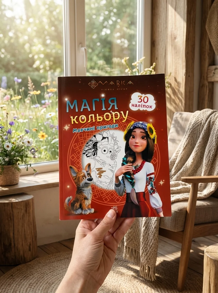 Мавка. Магія кольору. Мавчині пригоди. 30 наліпок | купити книгу онлайн