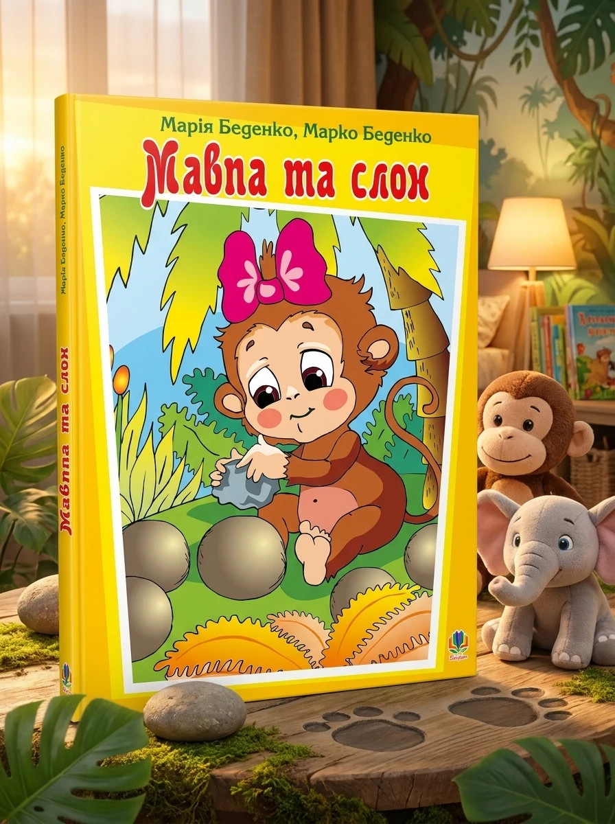 Мавпа та слон — Дитяча література