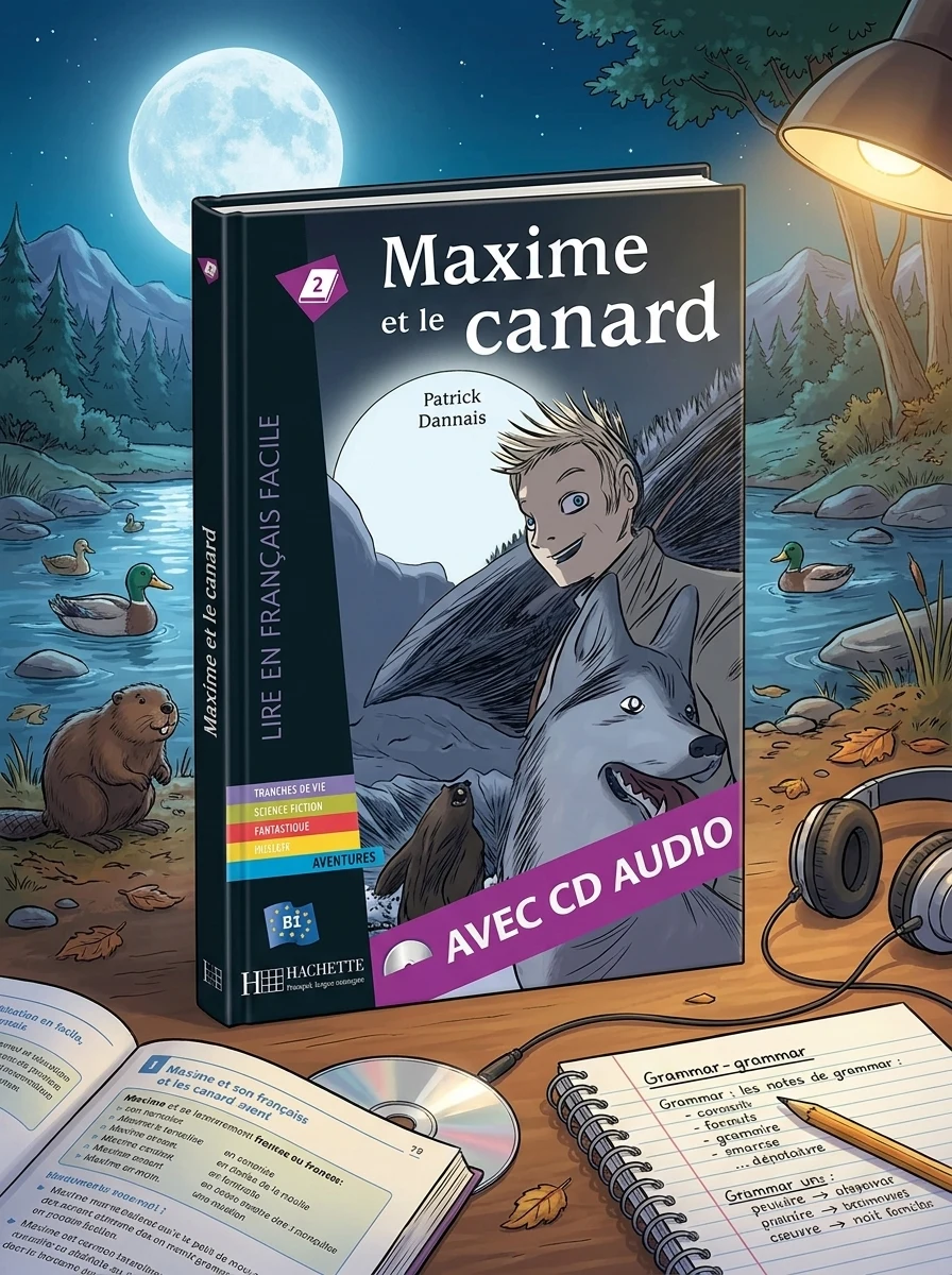 Maxime Et Le Canard B1 - Livre & CD Audio — Вивчення мов