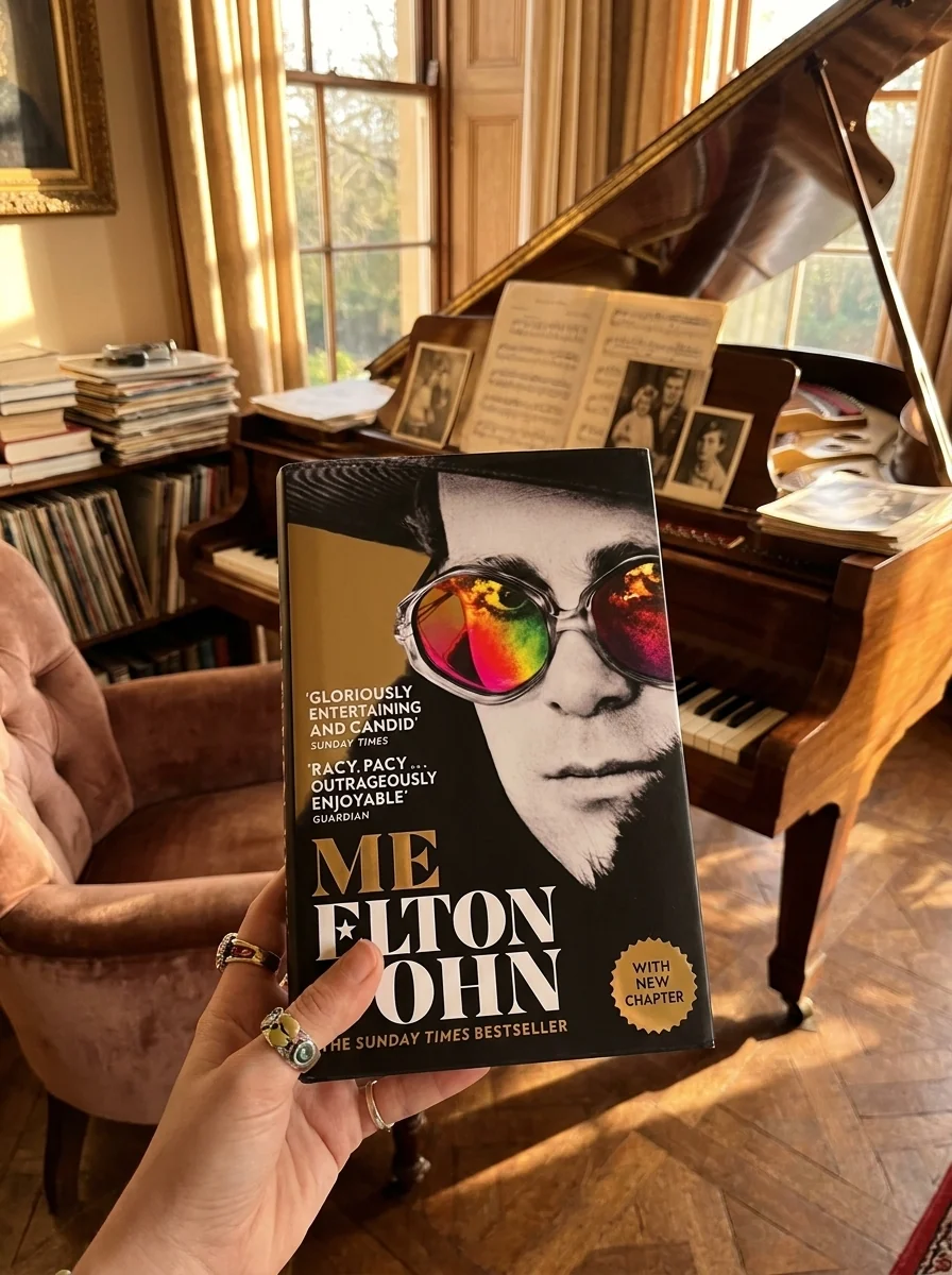 Me. Elton John Official Autobiography — Елтон Джон, обкладинка