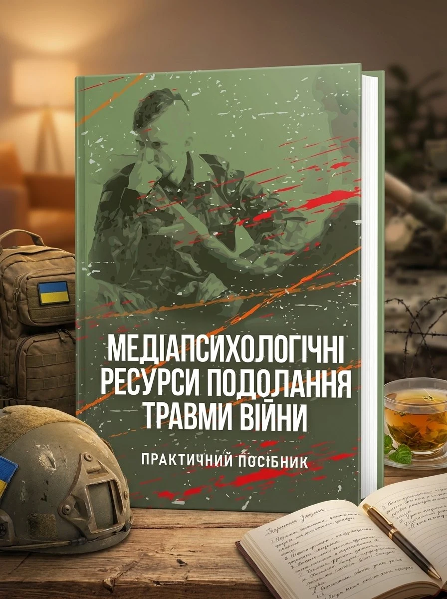 Медіапсихологічні ресурси подолання травми війни. 2-ге вид., випр. та доп.: практичний посібник — Н. І. Череповська, обкладинка