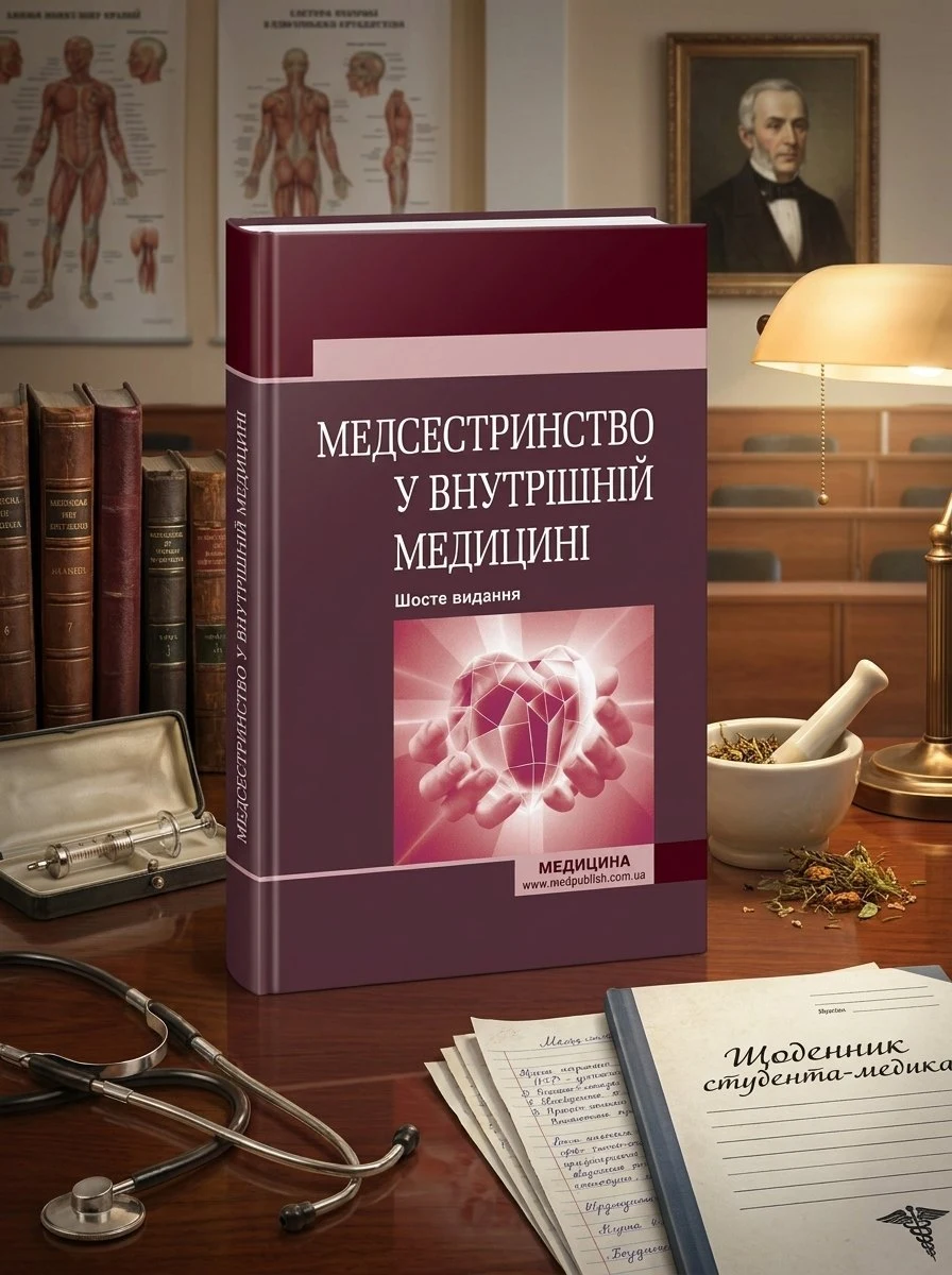 Медсестринство у внутрішній медицині: підручник — О.С Стасишин, обкладинка