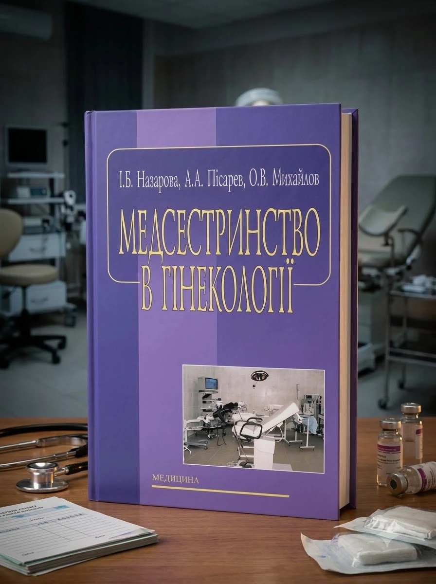 Медсестринство в гінекології: навчальний посібник (ВНЗ І—ІІІ р. а.) — Назарова І.Б., обкладинка