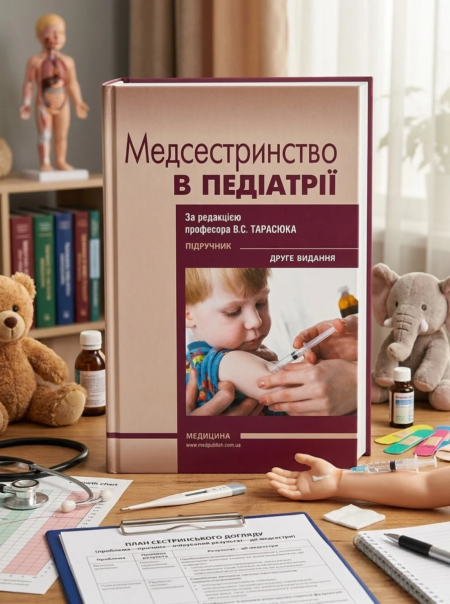 Медсестринство в педіатрії: підручник — В.С Тарасюк, обкладинка