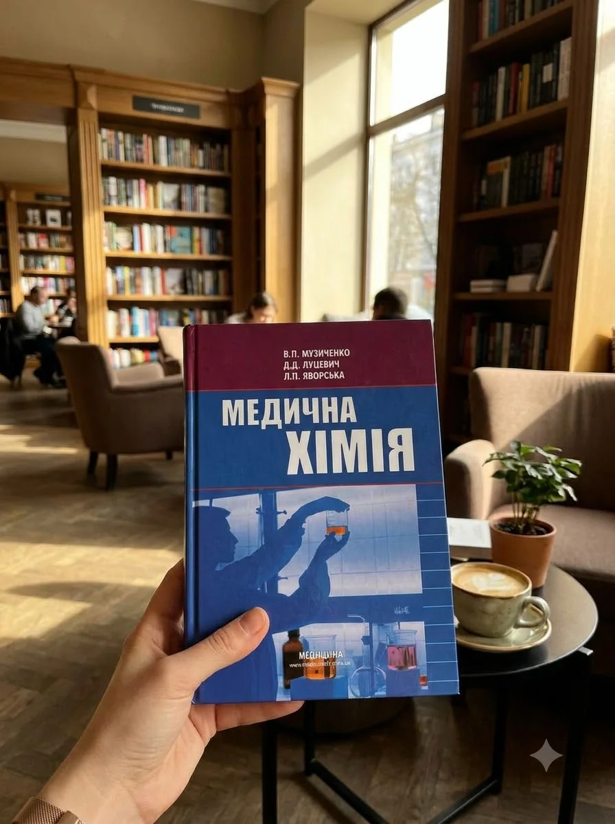 Медична хімія: підручник (ВНЗ І—ІІІ р. а.) — Книги