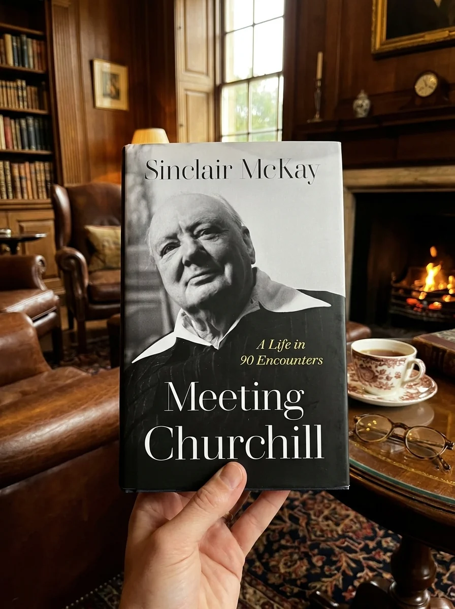 Meeting Churchill: A Life in 90 Encounters — Сінклер Маккей, обкладинка