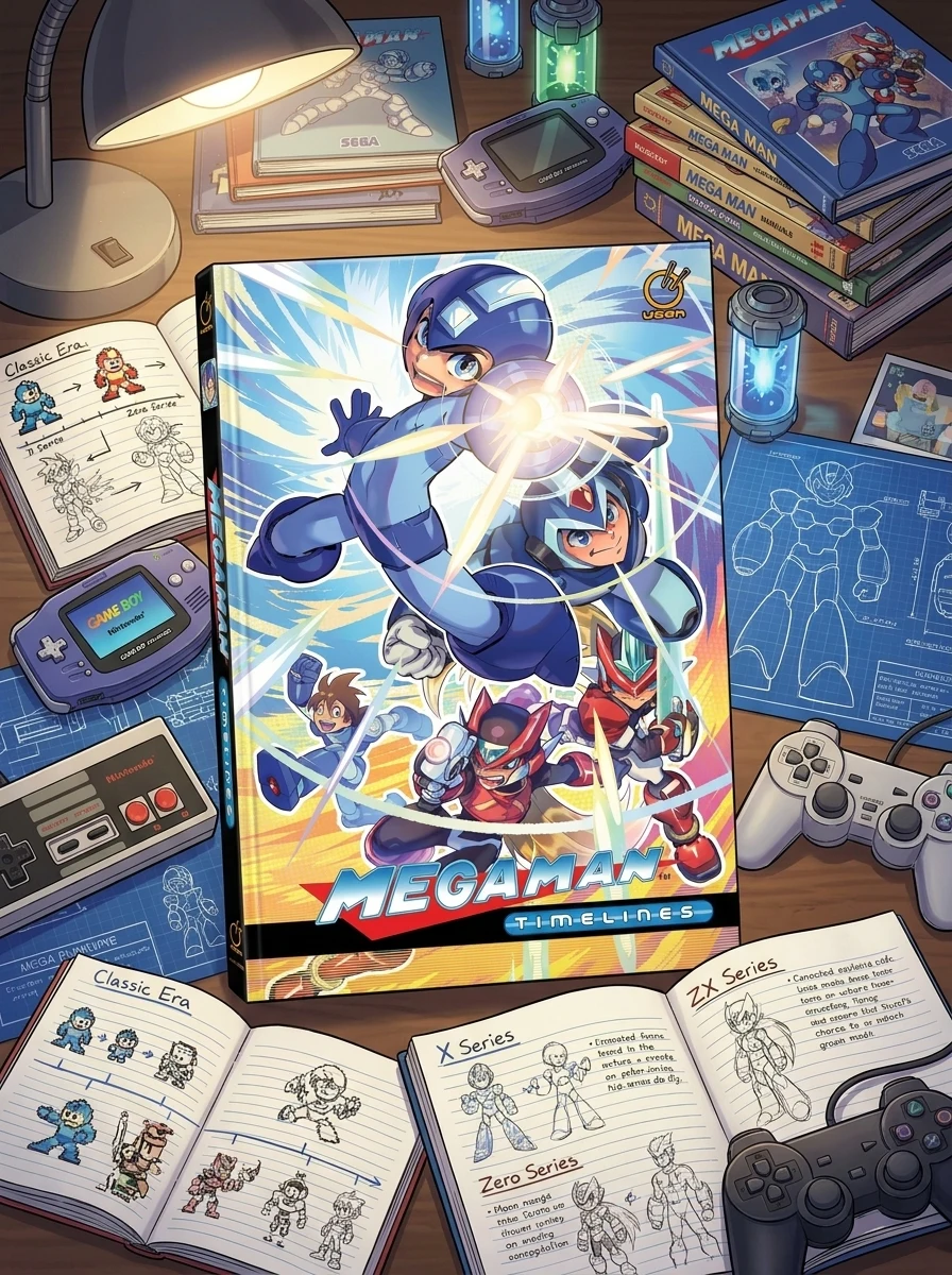 Mega Man Timelines. Volume 1 — Тевіс Мейден, обкладинка