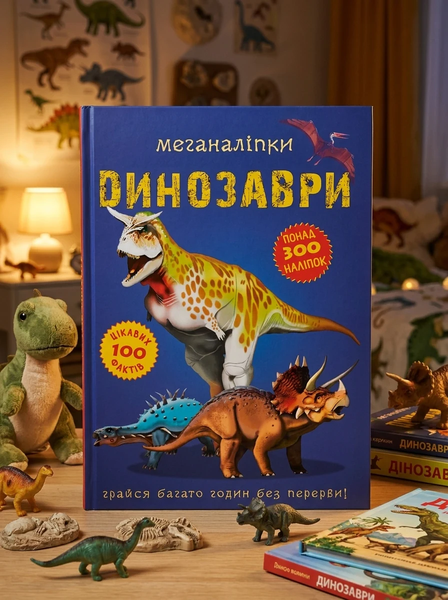 Меганаліпки. Динозаври, — Дитяча література