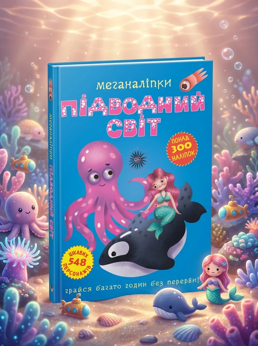 Меганаліпки. Підводний світ, — Дитяча література