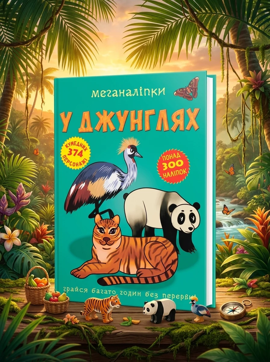Меганаліпки. У джунглях, — Дитяча література