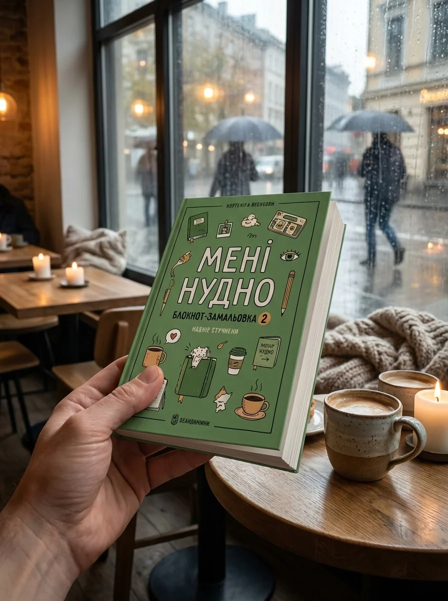 Мені нудно! Блокнот-замальовка — Наталія Коваль, обкладинка