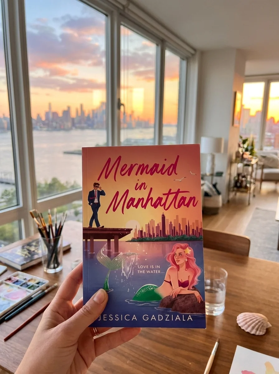 Mermaid in Manhattan — Jessica Gadziala, обкладинка