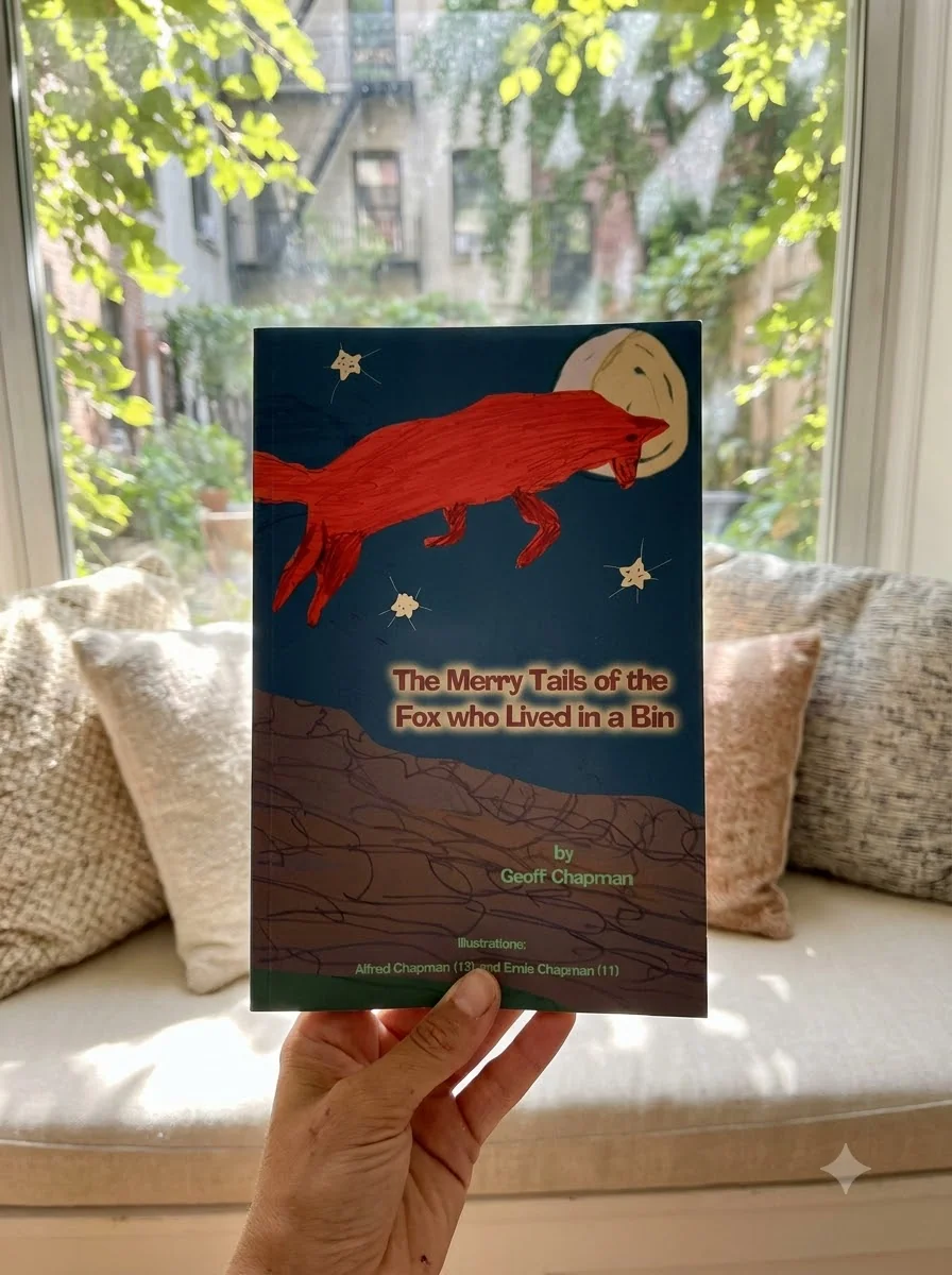 Merry Tails of the Fox Who Lived in a Bin — Geoff Chapman, обкладинка