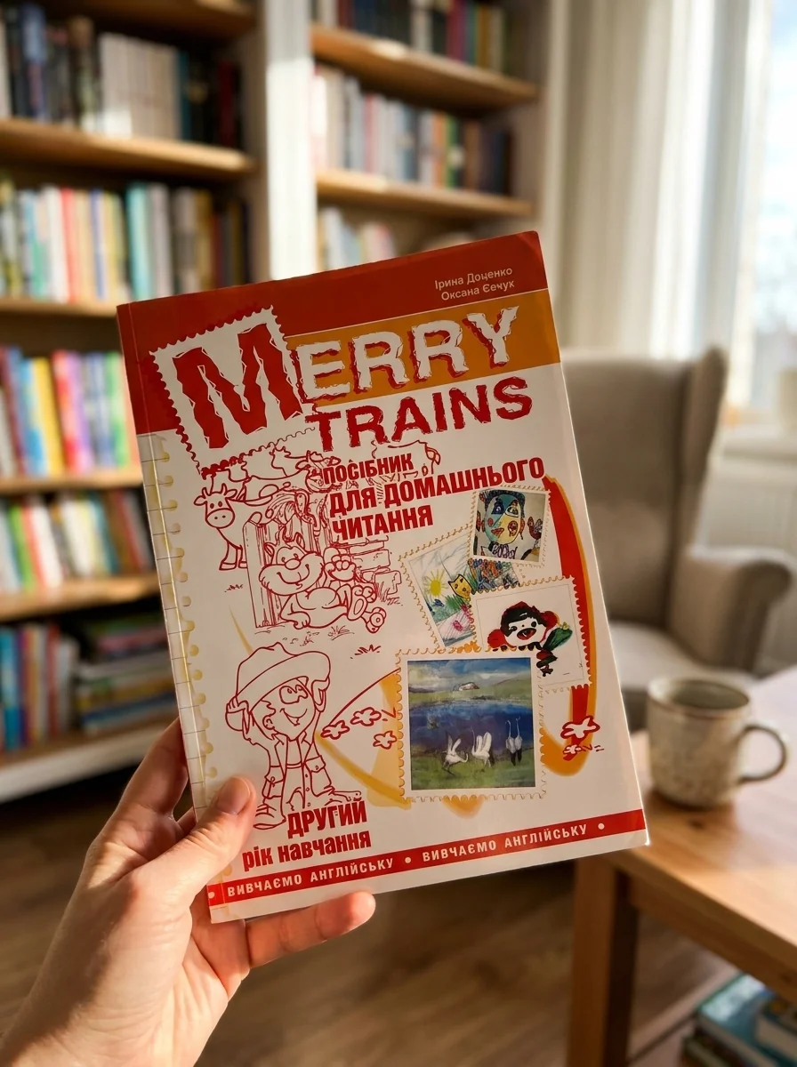 Merry trains. Посібник для домашнього читання з англійської мови. Другий рік навчання — Книги